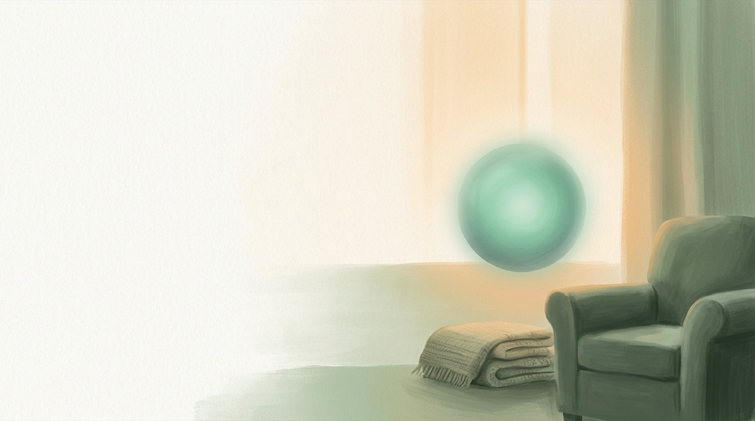 Letting the day's energy gently power down.