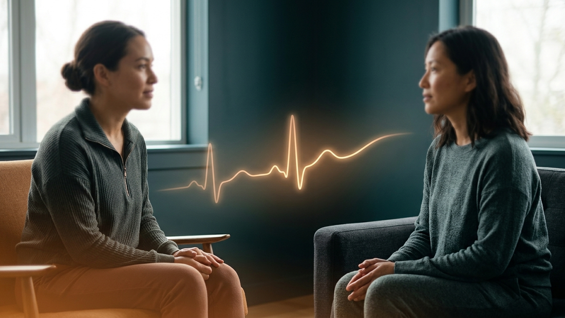 Without a physiological signal, both of you are working from memory and hope.
