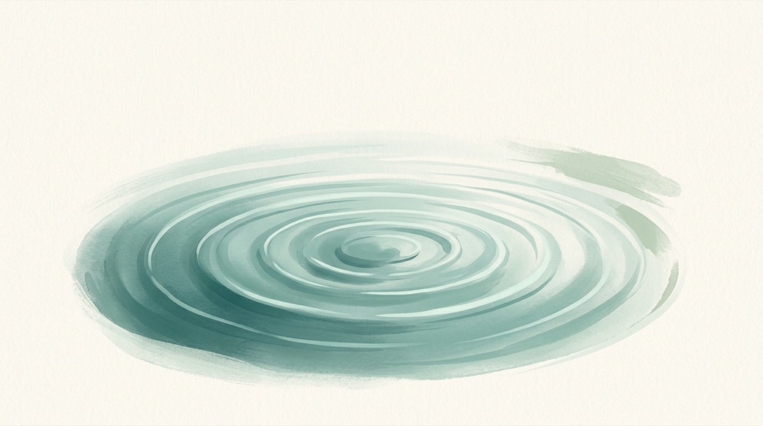 One slow breath, and calm ripples outward.
